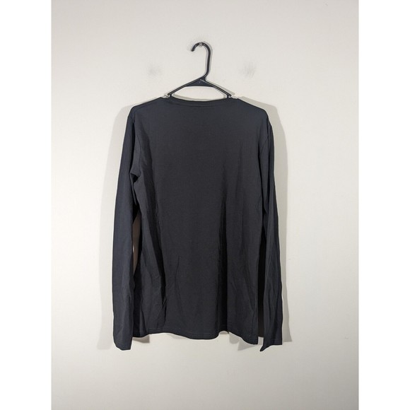 Gymshark EUC Black Long Sleeve Essential Athletic Shirt Men Size S - Picture 2 of 7